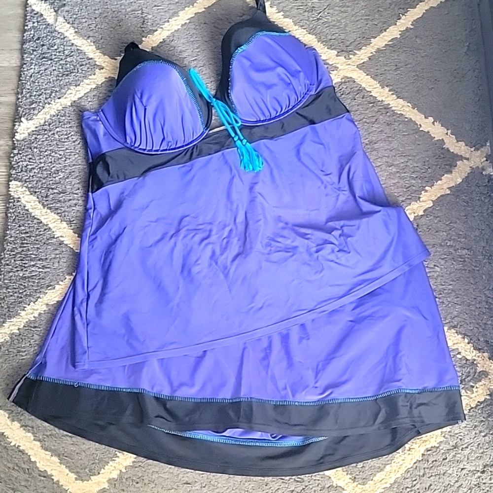 Tankini and swim skort set